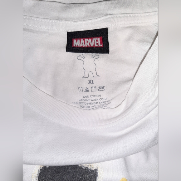 GRIZZLY GRIPTAPE MARVEL GHOST RIDER LARGE WHITE T-SHIRT - Picture 2 of 3